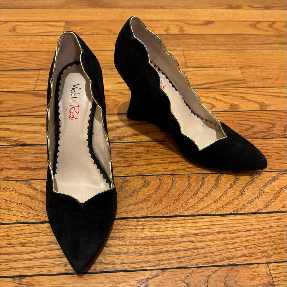 Beautiful suede shoes
